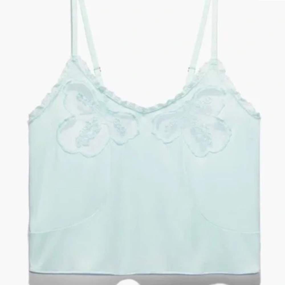 Fenty Seashell Blue Lace Cami - Picture 4 of 4